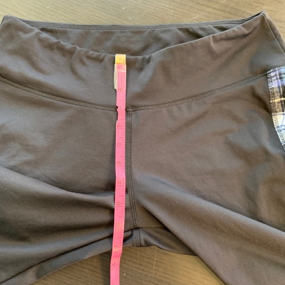 The Vermont Flannel Co Black Plaid Leggings Lounge Pants Women's Large - Picture 8 of 11